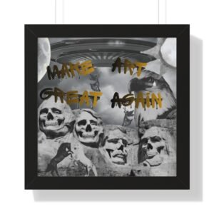 mount skullmore Dabs over pharma Canvas Art, Framed Vertical Poster Print, Vintage Home Decor, , Wall Hanging